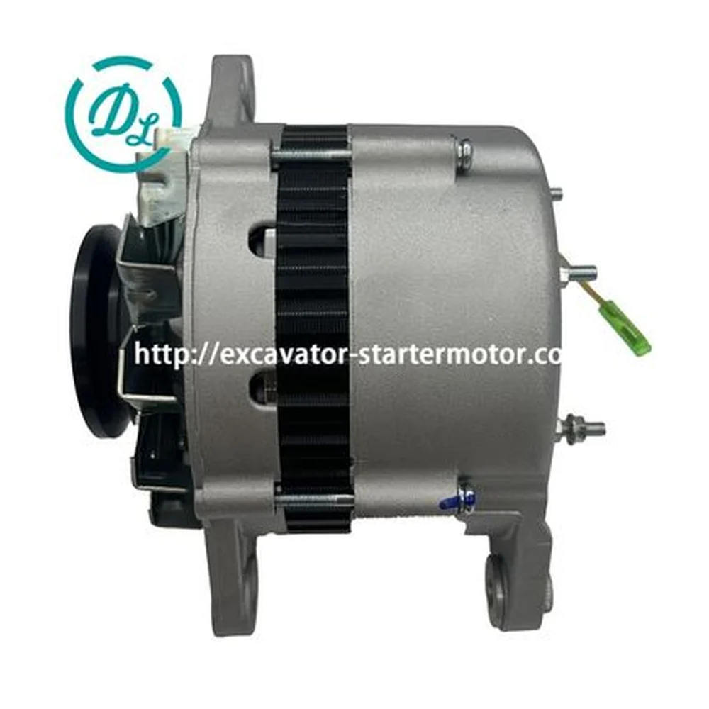 119578-77210 12V 80A Alternator for Yanmar 6LY3 Marine Engines, OEM/reference 119578-77210, 12V 80A Alternator