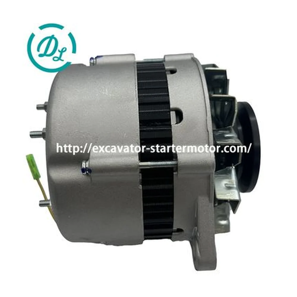 119578-77210 12V 80A Alternator for Yanmar 6LY3 Marine Engines, OEM/reference 119578-77210, 12V 80A Alternator, product view 3