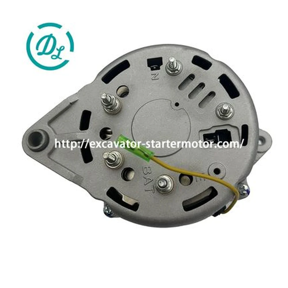 119578-77210 12V 80A Alternator for Yanmar 6LY3 Marine Engines, OEM/reference 119578-77210, 12V 80A Alternator, product view 4