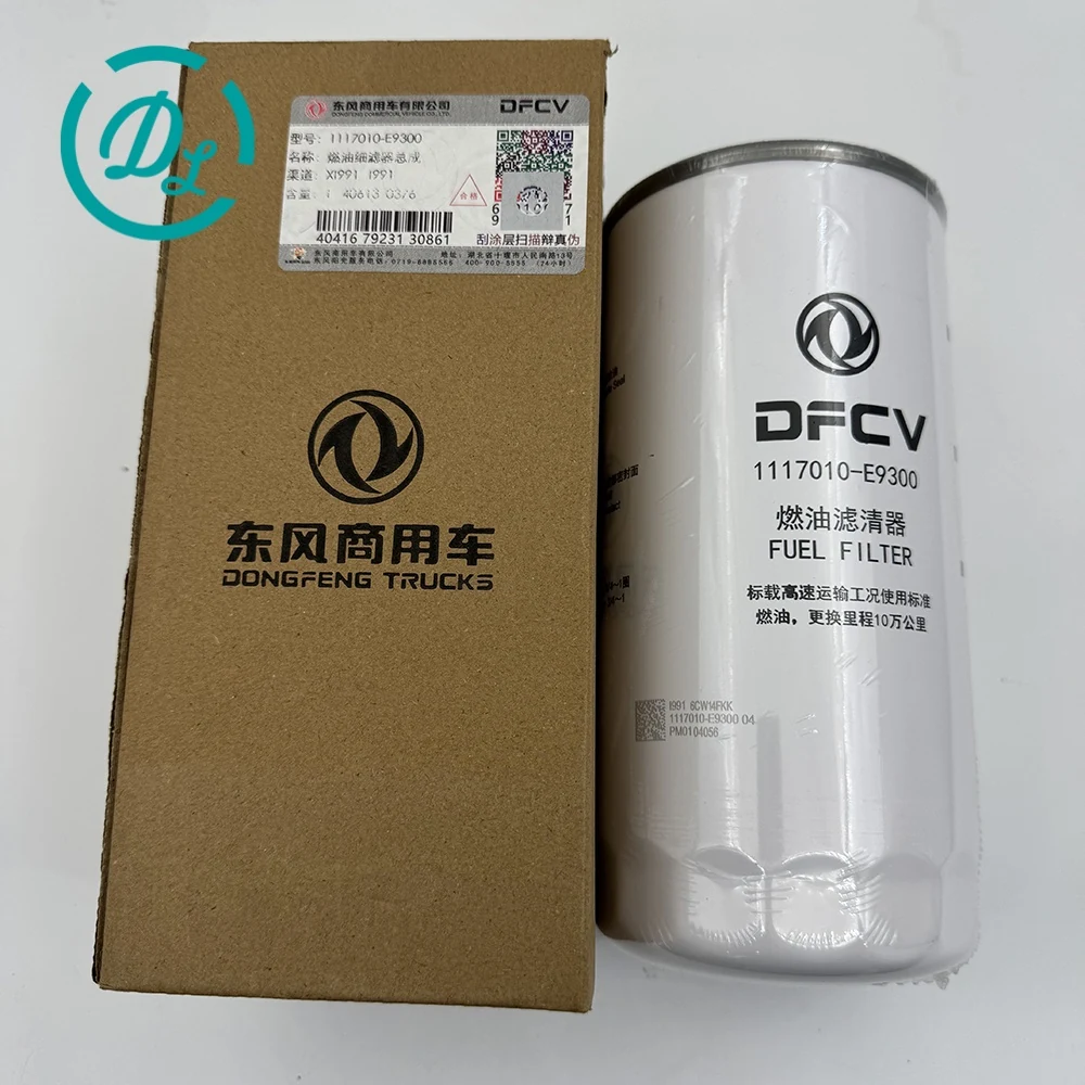 1117010-E9300 Fuel Filter for DDi11E465-60 Dongfeng Truck, OEM/reference 1117010-E9300, Heavy-Duty Fuel Filter Element