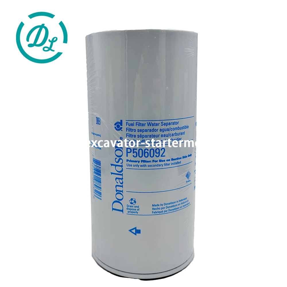 P506092 Spin-On Fuel/Water Separator for Iveco SDLG Terex Equipment, OEM/reference P506092, Spin-On Fuel/Water Separator