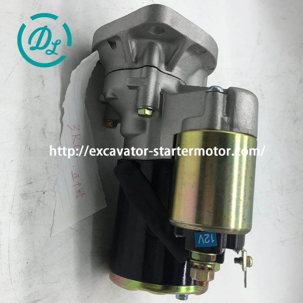 8-94133338-0 12V 1.4kW 9-Tooth Starter for Isuzu 3KC1 and Hitachi EX12-EX40UR, OEM/reference 8-94133338-0, 12V 1.4kW 9-Tooth OSGR Starter