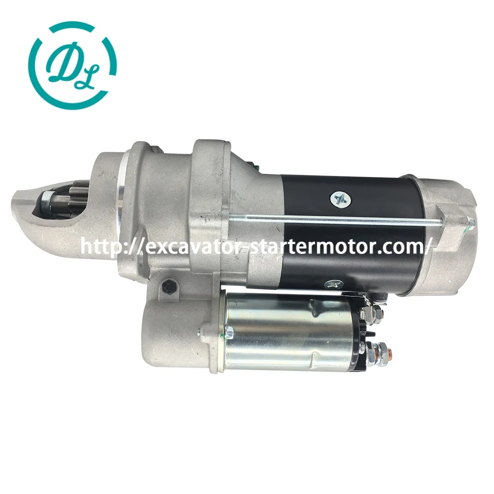 3283329 12V 10T Starter Motor for Cummins 4BT3.9 6BT5.9 B-Series Engines, OEM/reference 3283329, 12V 10-Tooth Starter Motor