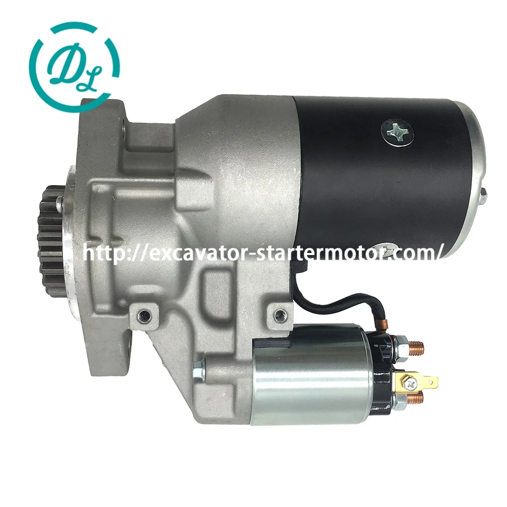 105100-77010 12V 1.2kW 20-Tooth Starter for Yanmar Engines, OEM/reference 105100-77010, 12V 1.2kW 20-Tooth CW Starter