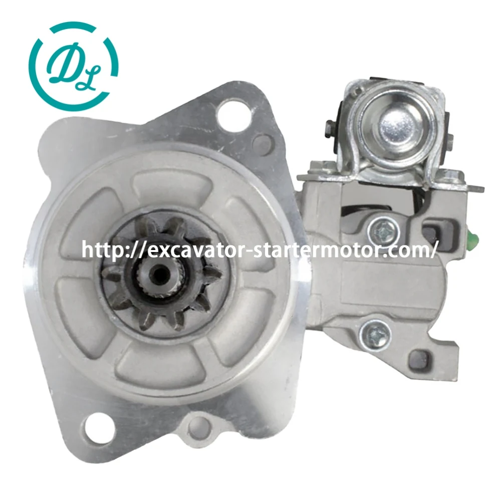 M8T55473 12V 3.0kW 10-Tooth Starter for Mitsubishi S6S Forklifts, OEM/reference M8T55473, 12V 3.0kW 10-Tooth Starter
