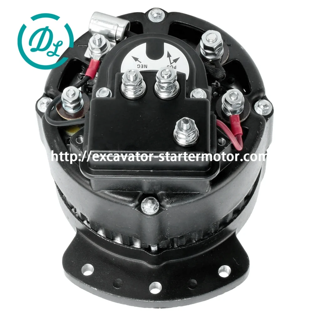30-01114-06 Cross-Reference to 93105 12V 70A Alternator for Carrier Transicold V1902 V2203, OEM/reference 30-01114-06, 93105 replacement: 12V / 70A / internally regulated / CCW / internal fan, product view 2