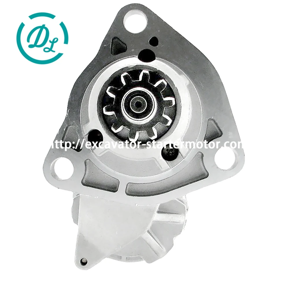 428000-5190 8200290 12V 11T 39MT Starter for CAT C9-C15 Cummins ISX ISM Detroit S60, OEM/reference 428000-5190, 12V / 39MT / CW / 11T / 6/8 pitch / SAE 3 / insulated / OCP, product view 2