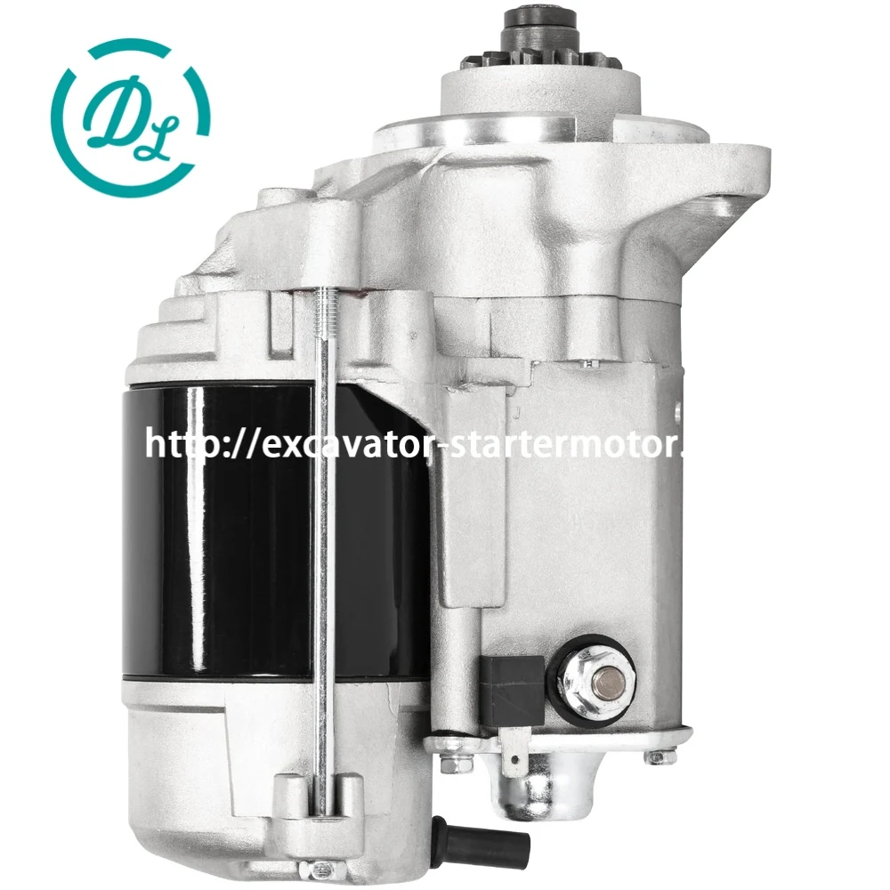 428000-0930 Cross-Reference to 93589 12V 2.2kW 9T Starter for Carrier Transicold V1902 V2203, OEM/reference 428000-0930, 93589 replacement: 12V / 2.2kW / 9 teeth / clockwise, product view 2