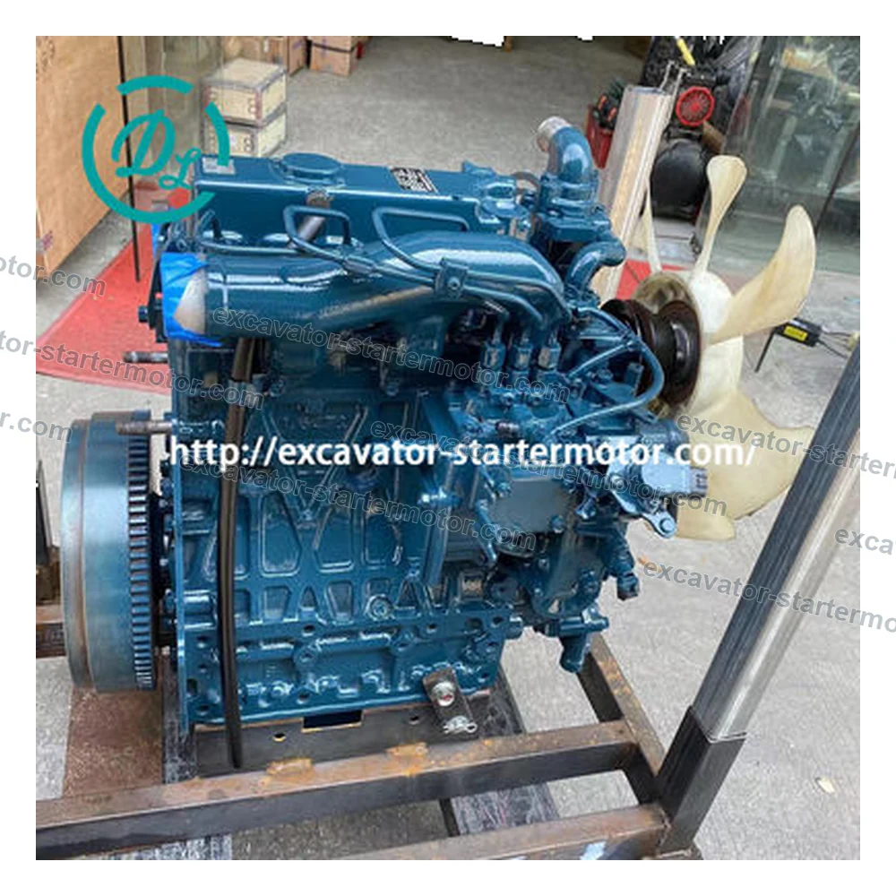 D1703-M-ES07 1J462-23000 20.7kW 2250rpm Diesel Engine for Kubota U30-5, OEM/reference D1703-M-ES07, 20.7kW 2250rpm Complete Diesel Engine, product view 4