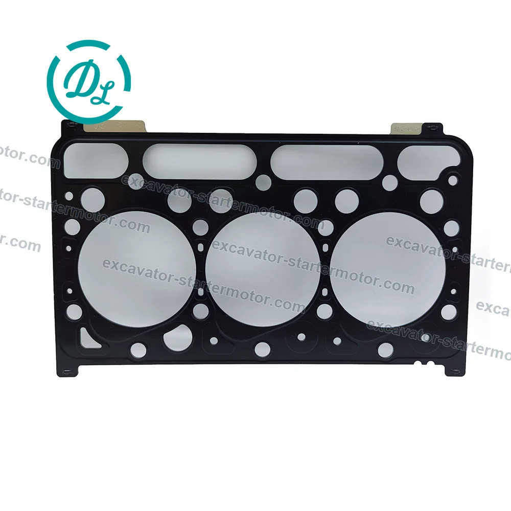 1G750-03312 1.20mm Cylinder Head Gasket for Kubota D1703 D1803 U36-4, OEM/reference 1G750-03312, 1.20mm Three-Cylinder Head Gasket