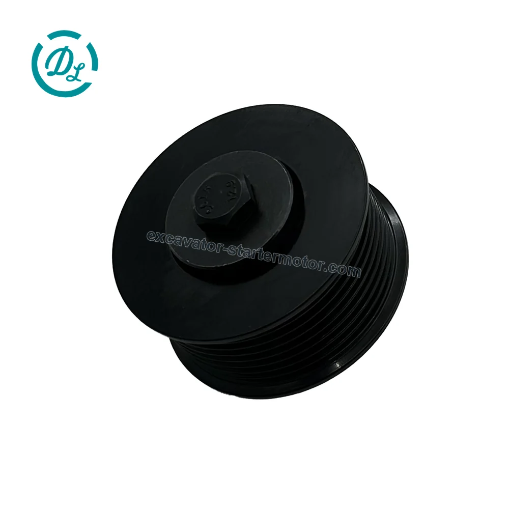 197-9642 APV3271 8-Groove Idler Pulley for C7 C9 C11 C13 Engines, OEM/reference 197-9642, 8-Groove Accessory-Drive Idler Pulley, product view 2