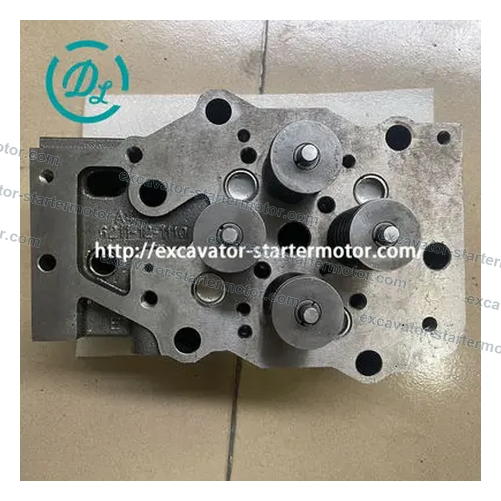 6211-11-1103 Cylinder Head for Komatsu S6D140-1 SA6D140-1, OEM/reference 6211-11-1103, Cylinder Head Assembly, product view 6