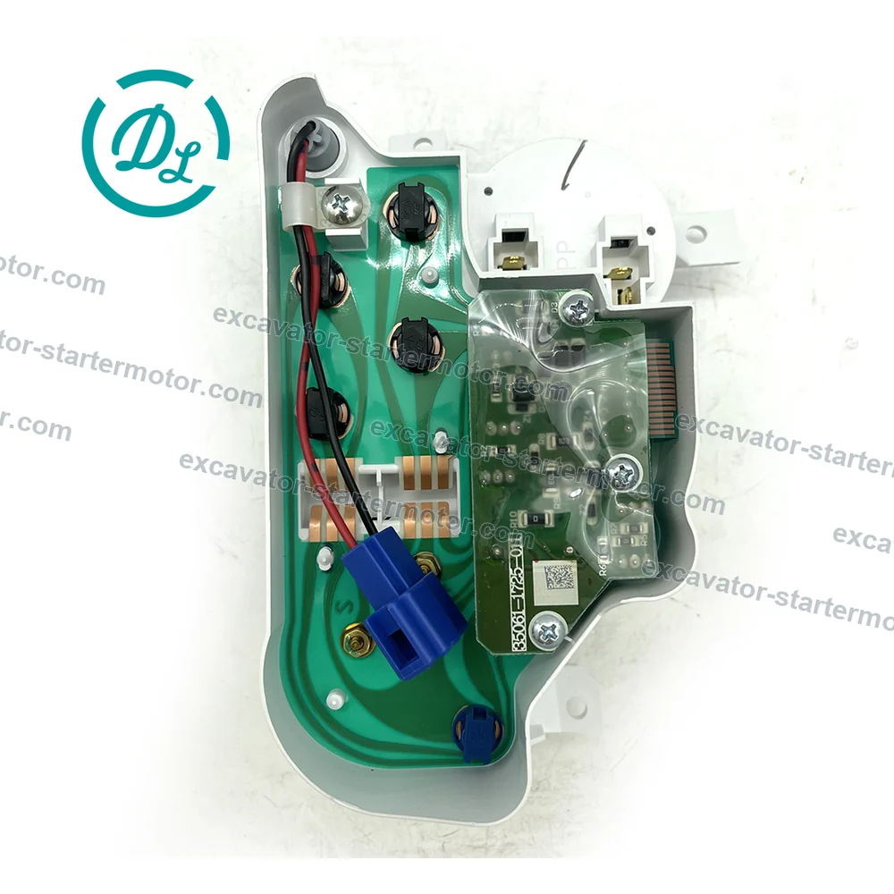 172A77-17250 Monitor Assembly for Yanmar ViO17 ViO20-3 ViO27-5B ViO45-5B, OEM/reference 172A77-17250, Excavator Instrument Monitor Assembly, product view 4