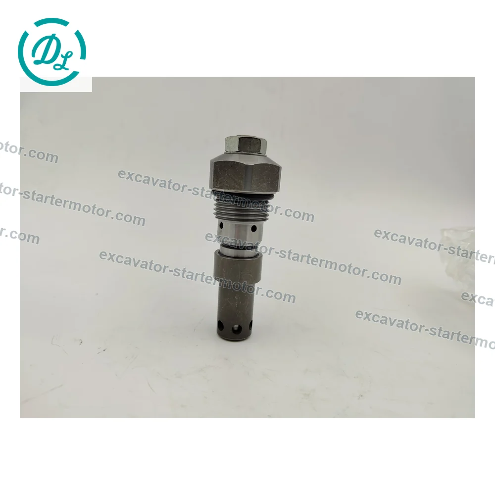 LJ00733 Main Relief Valve for Sumitomo SH125X-3B SH135X-3B, OEM/reference LJ00733, Main Hydraulic Relief Valve Cartridge, product view 4