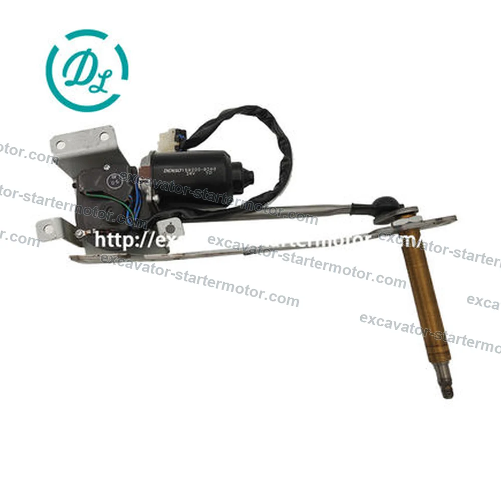 22B-54-28731 Wiper Motor for Komatsu PC78US PC88MR PC138US PC228US, OEM/reference 22B-54-28731, Cab Wiper Motor