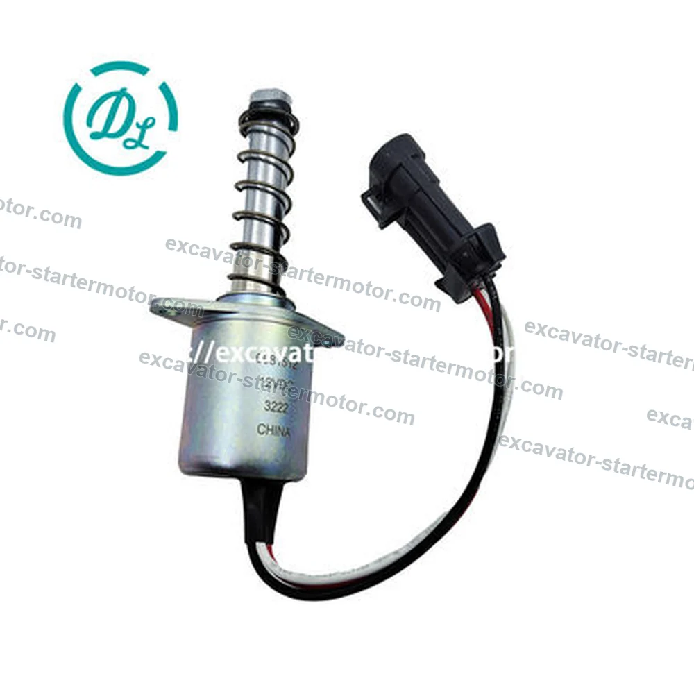 7136559 12V Traction Lock Solenoid for Bobcat S130 S175 S185 S650, OEM/reference 7136559, Traction Lock Solenoid Assembly
