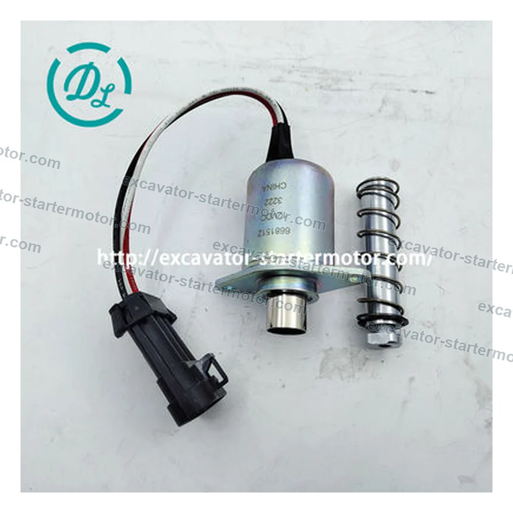 7136559 12V Traction Lock Solenoid for Bobcat S130 S175 S185 S650, OEM/reference 7136559, Traction Lock Solenoid Assembly, product view 3