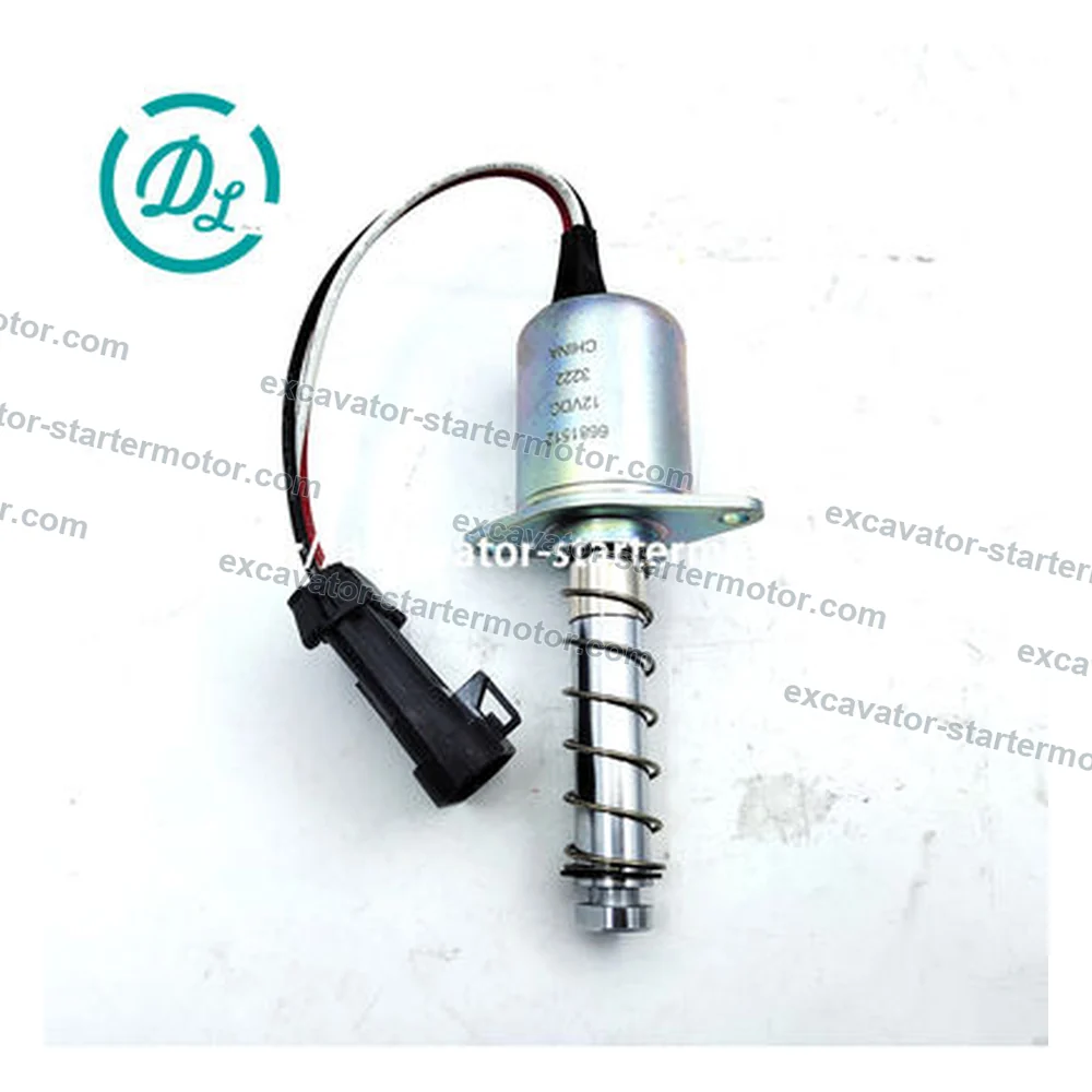 7136559 12V Traction Lock Solenoid for Bobcat S130 S175 S185 S650, OEM/reference 7136559, Traction Lock Solenoid Assembly, product view 4