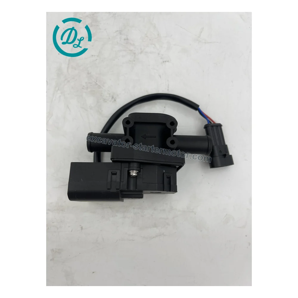 800788566 16200026 12V Three-Wire Water Valve for XCMG XE35U, OEM/reference 800788566, 12V Three-Wire HVAC Water Valve, product view 4