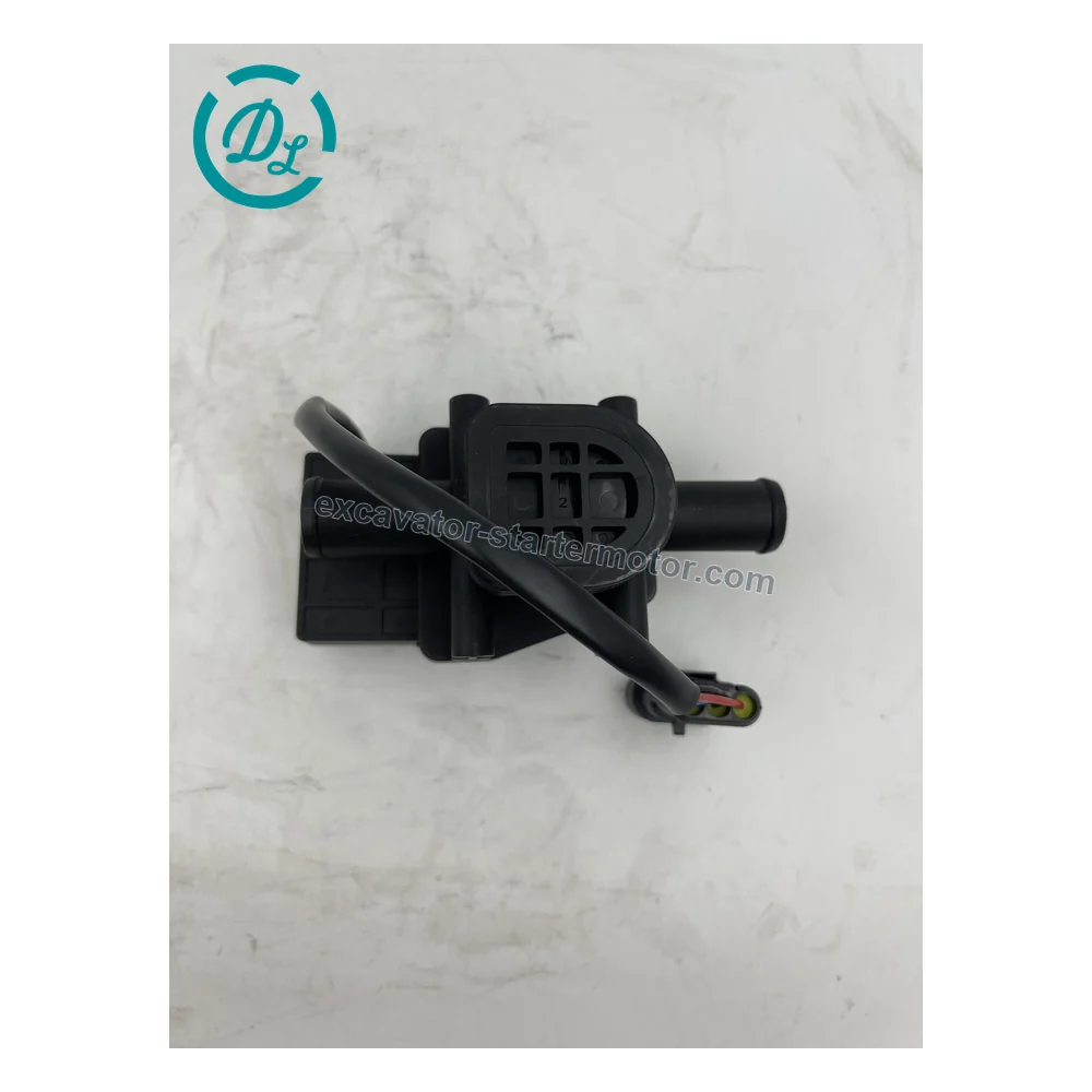 800788566 16200026 12V Three-Wire Water Valve for XCMG XE35U, OEM/reference 800788566, 12V Three-Wire HVAC Water Valve, product view 5