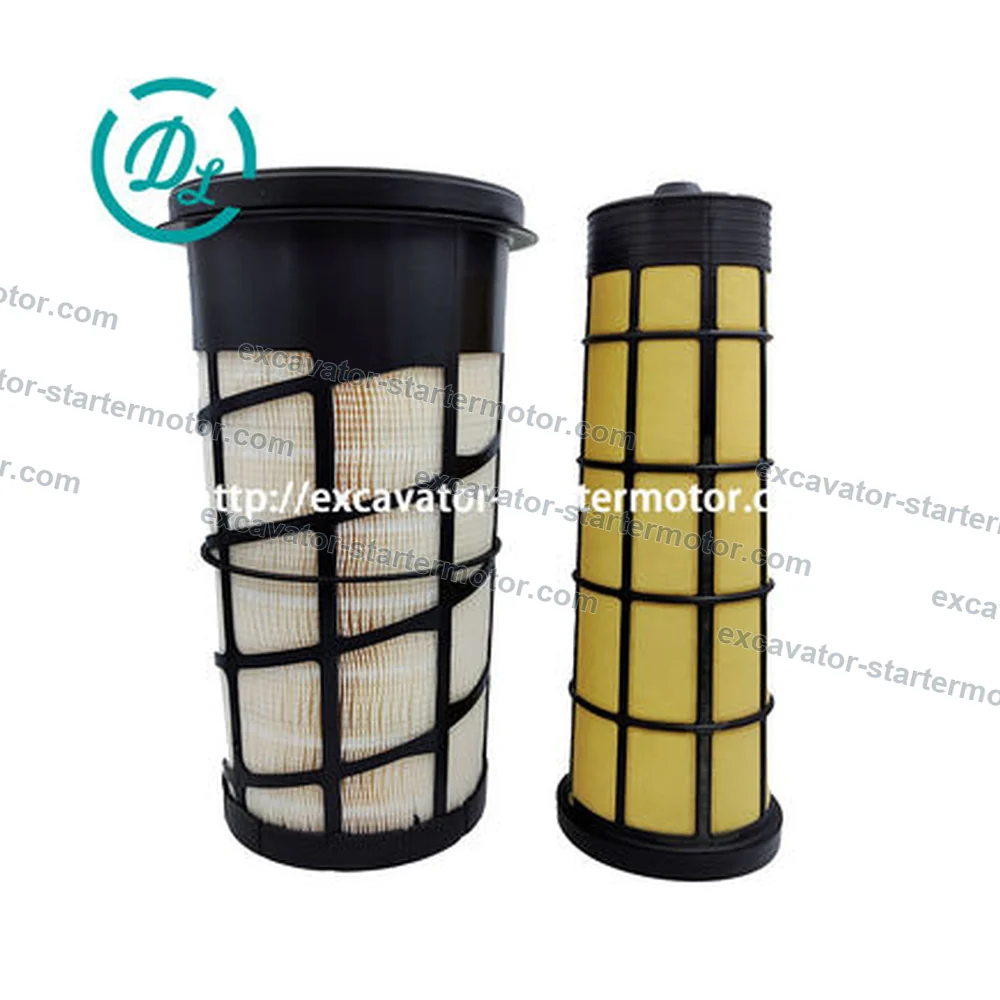 YY11P00008R100 P611189 Safety Air Filter for Kobelco SK130-8 SK135SR SK140LC-8, OEM/reference YY11P00008R100, Safety Engine Air Filter Element