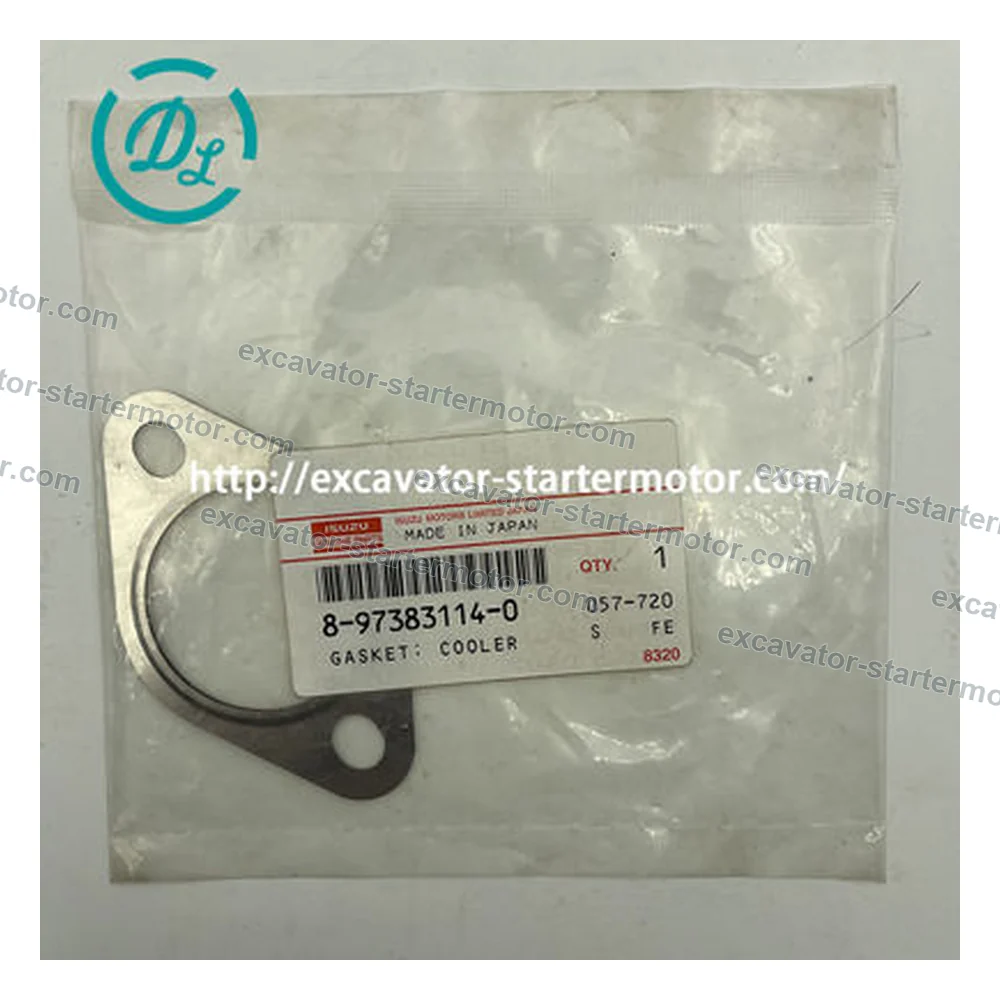 8-97383114-0 EGR Cooler Gasket for Isuzu 4HK1 Case CX210B, OEM/reference 8-97383114-0, EGR / Engine Cooler Gasket, product view 2