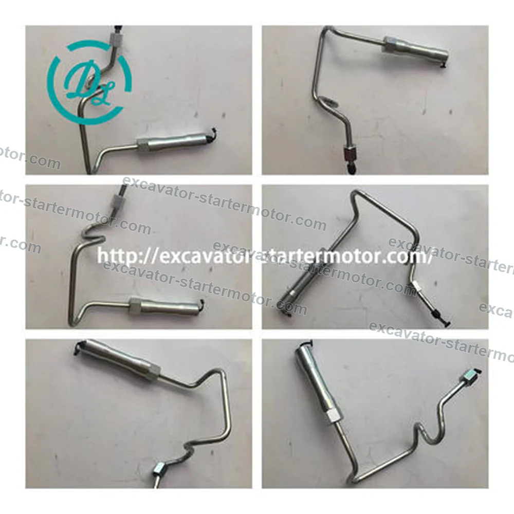 8-98043684-0 No.2 High-Pressure Injector Pipe for Isuzu 4JJ1, OEM/reference 8-98043684-0, No.2 High-Pressure Injector Pipe, product view 4