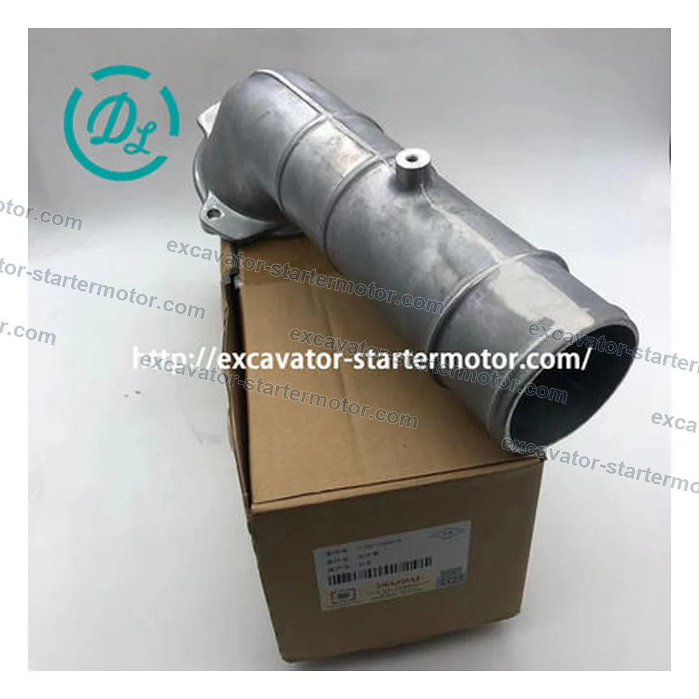 1-13713050-0 Water Outlet Pipe and Thermostat Housing for Isuzu 6SD1, OEM/reference 1-13713050-0, Water Outlet Pipe / Thermostat Housing, product view 2