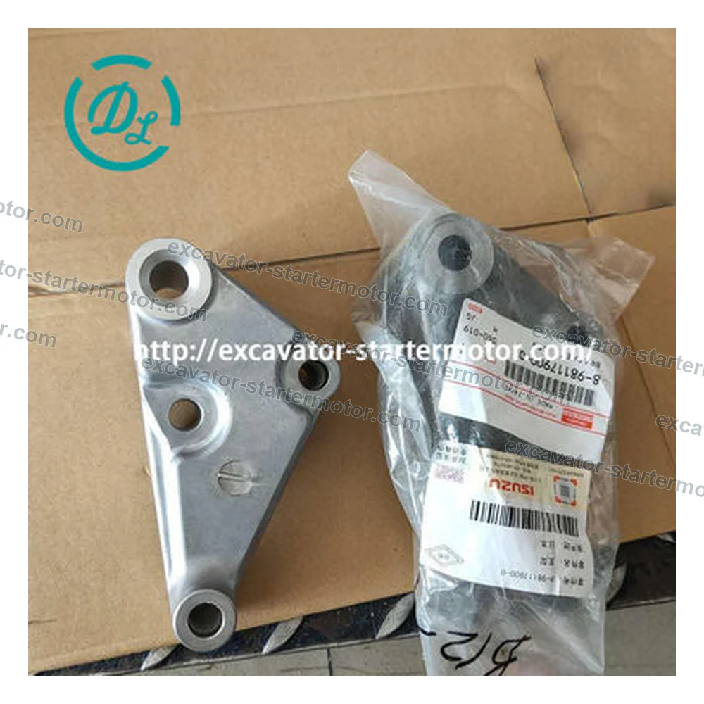 8-98117900-0 8981179000 Generator Bracket for Isuzu 6WG1 Hitachi ZX450-3, OEM/reference 8-98117900-0, Cast Generator Mounting Bracket, product view 2