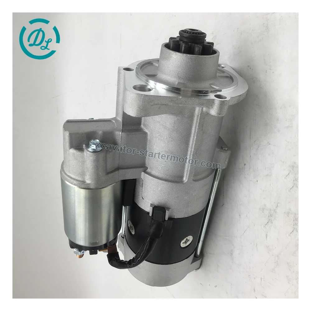 1C010-63010 1G772-63010 12V 2.5kW 9T Starter Motor for Kubota V3300 V3307 V3800, OEM/reference 1C010-63010, 12V 2.5kW 9T PLGR Starter Motor, product view 2