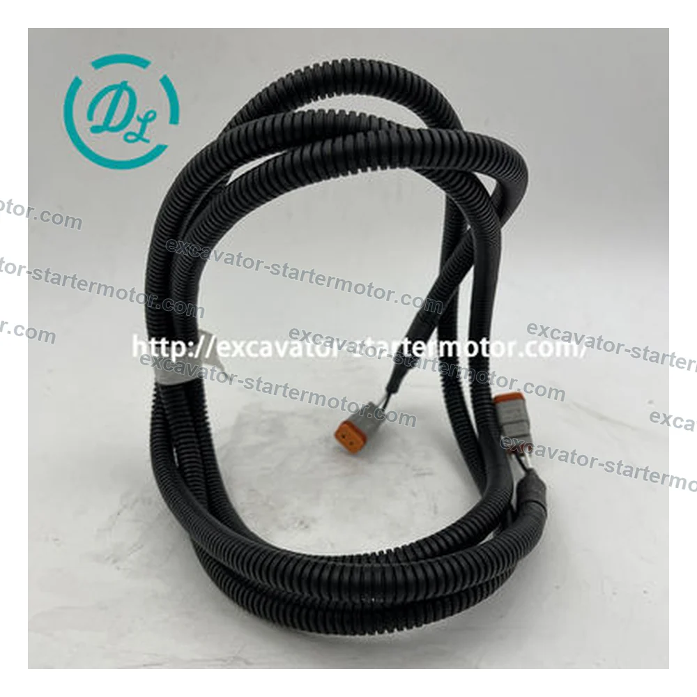803699675 12V Arm Work-Light Wiring Harness for XCMG XE35U, OEM/reference 803699675, Arm Work-Light Wiring Harness, product view 3