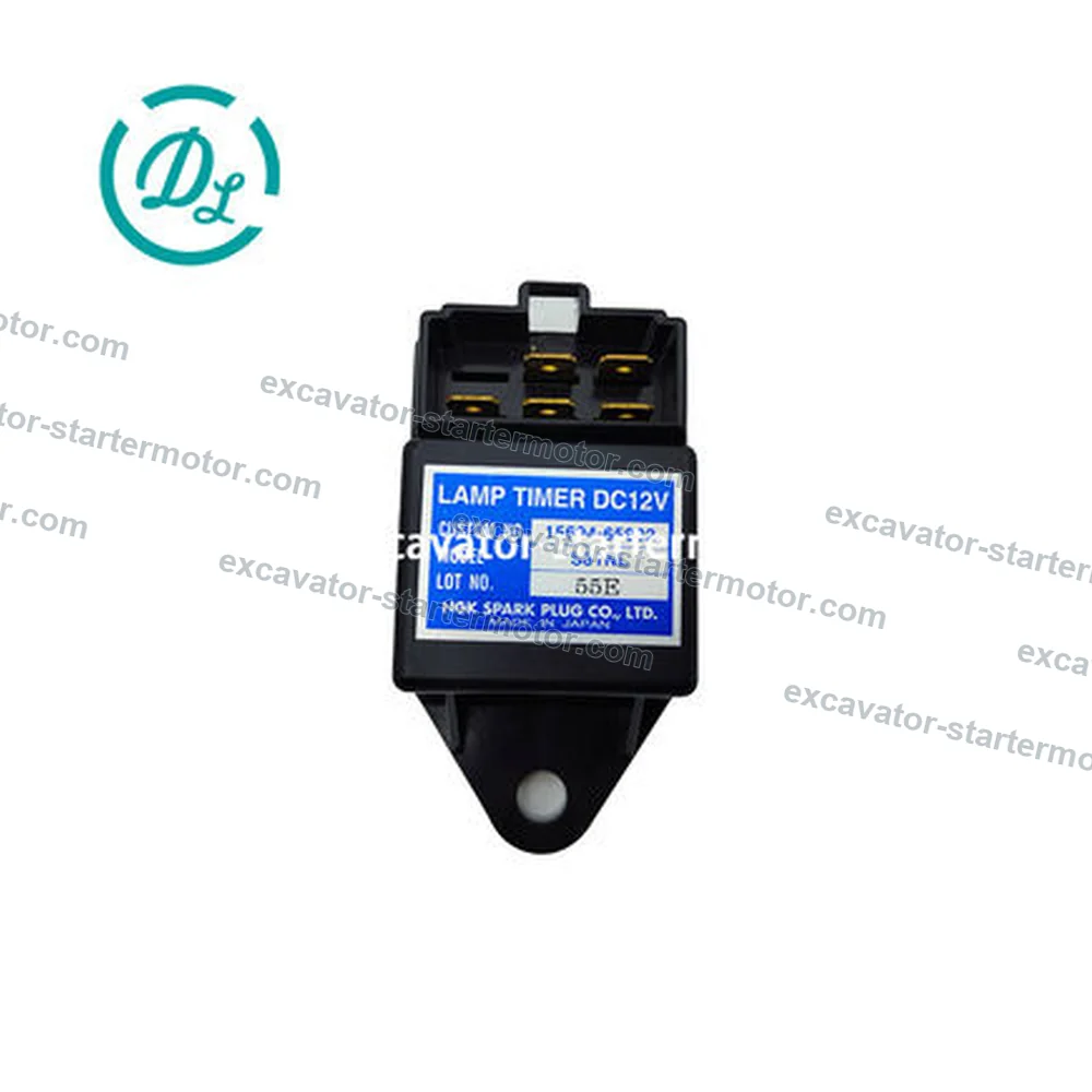 15694-65992 / 15694-65990 12V Glow Plug Lamp Timer for Kubota Engines, OEM/reference 15694-65992, 12V Glow Plug Lamp Timer, product view 2