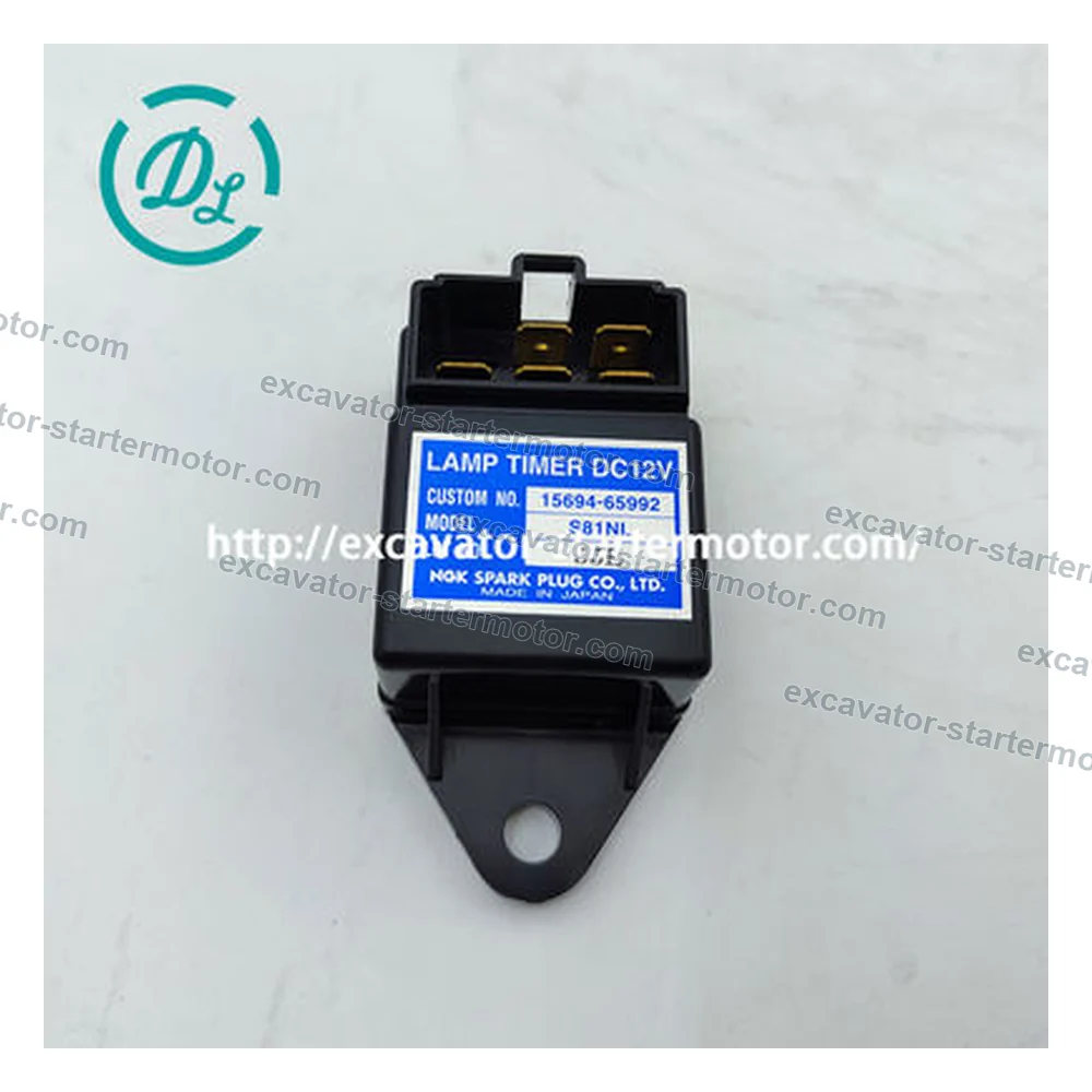 15694-65992 / 15694-65990 12V Glow Plug Lamp Timer for Kubota Engines, OEM/reference 15694-65992, 12V Glow Plug Lamp Timer, product view 3