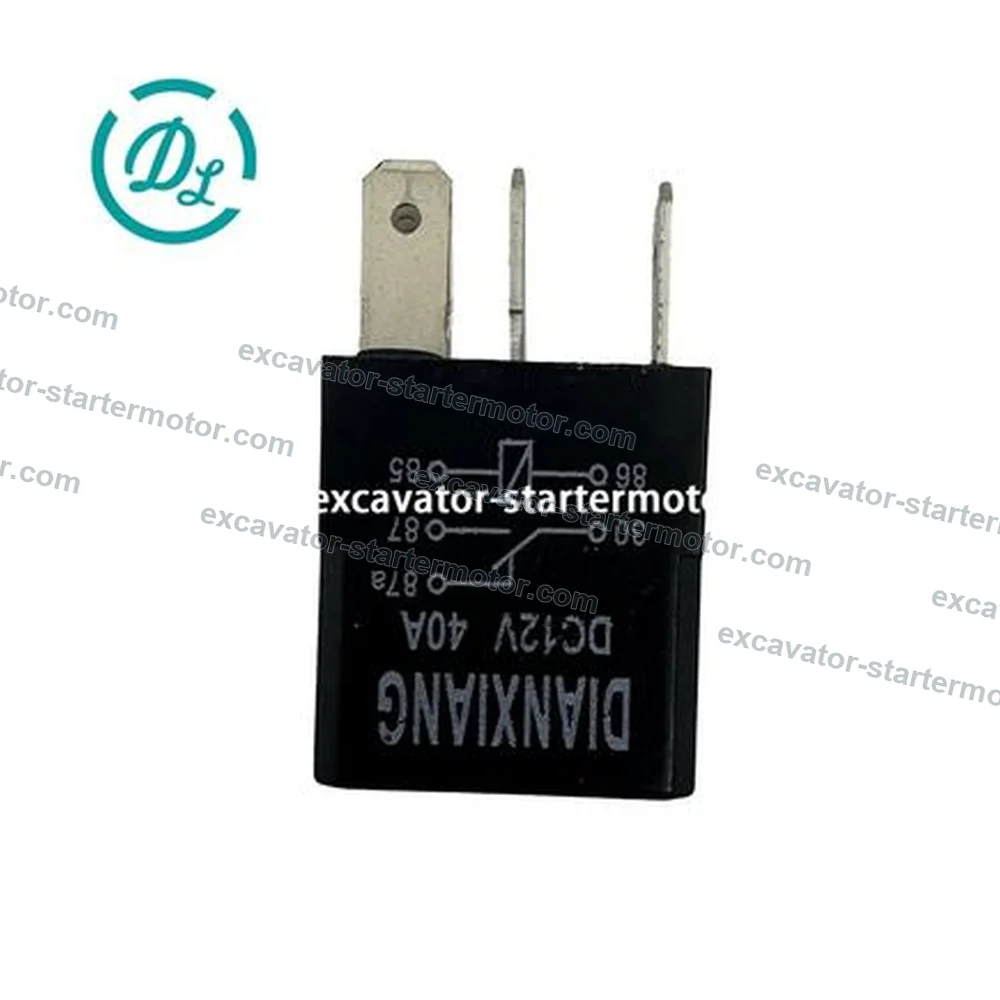 140-9378 12V 5-Pin Relay for CAT 301.5 Mini Excavator, OEM/reference 140-9378, 12V 5-Pin Electrical Relay