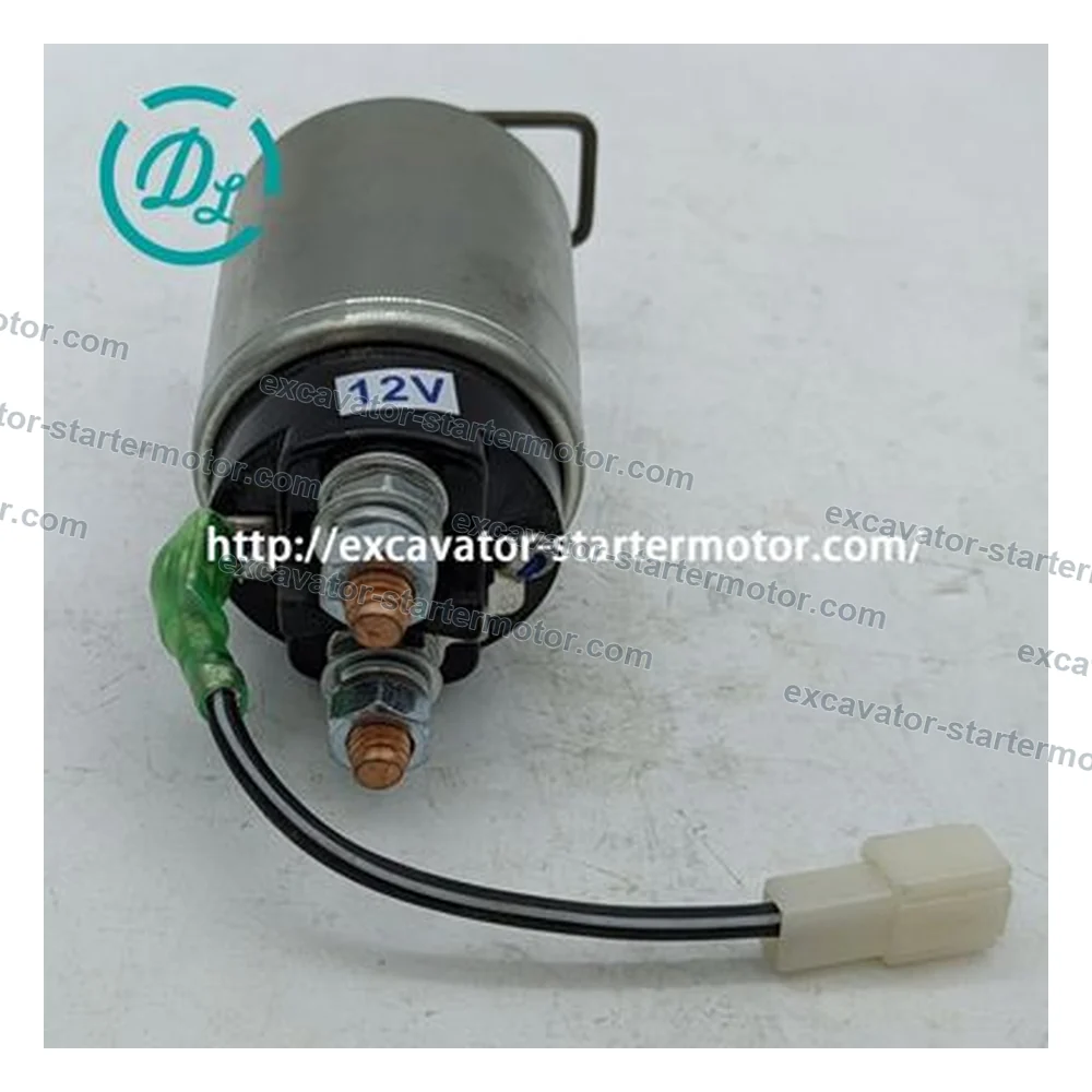 8943374440 SS-1229 12V Starter Solenoid for Isuzu 4JA1 4JB1 4JG2, OEM/reference 8943374440, 12V Starter Solenoid, product view 4
