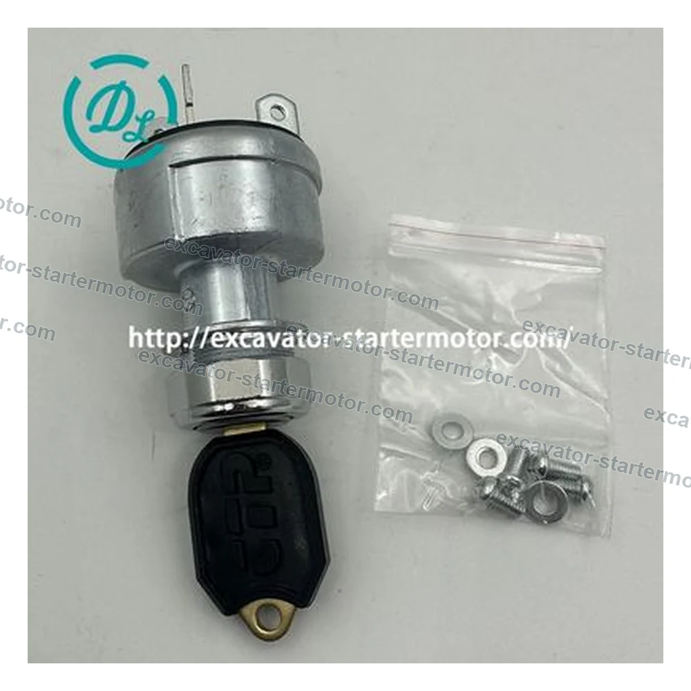 9G-7641 3-Position 12V/24V Key Start Switch for CAT 320C 345C, OEM/reference 9G-7641, 3-Position Key Start Switch, product view 3
