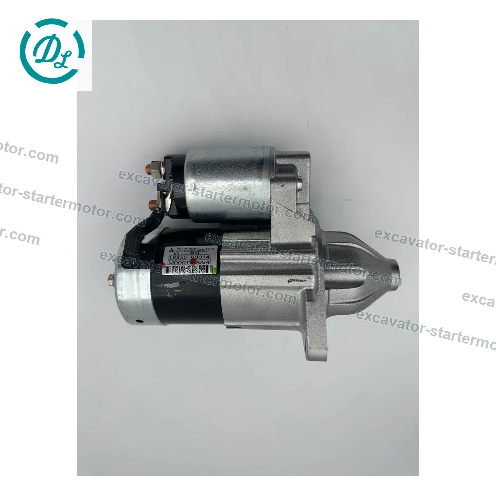 16853-63014 M000T90884 12V 0.95kW 8T CW Starter for Kubota Z402 Z482 Z602, OEM/reference 16853-63014, PMGR Starter Motor, product view 4