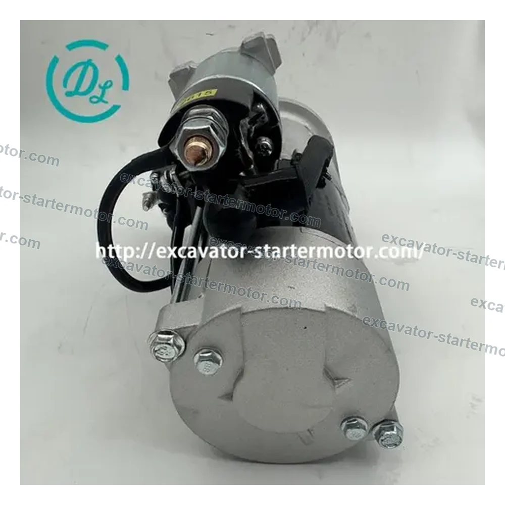 4984042 24V 10T Starter Motor for Cummins ISDe ISBe and QSB6.7 Engines, OEM/reference 4984042, 24V 10-Tooth Starter Motor, product view 2