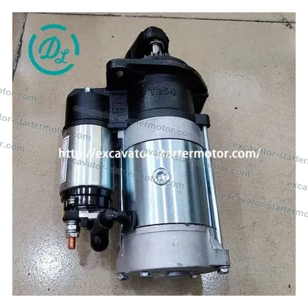QDJ254 / QDJ1408V 24V 4.5kW 11T Starter for Yuchai 4108 Foton 4108Q, OEM/reference QDJ254, 24V 4.5kW 11T Gear-Reduction Starter Motor, product view 4