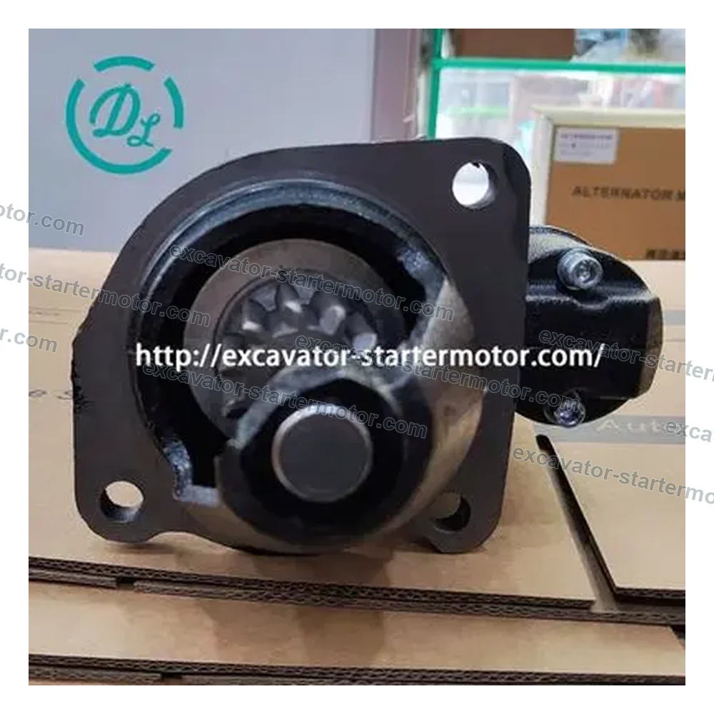 QDJ254 / QDJ1408V 24V 4.5kW 11T Starter for Yuchai 4108 Foton 4108Q, OEM/reference QDJ254, 24V 4.5kW 11T Gear-Reduction Starter Motor, product view 5
