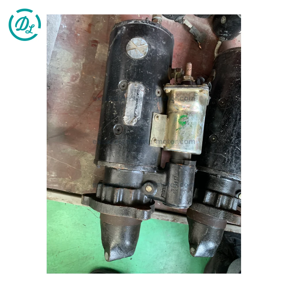6V-0927 10479372 24V 11T 50MT Starter Motor for CAT C9 C13 C15 Engines, OEM/reference 6V-0927, 50MT Straight-Drive Starter Motor, product view 2