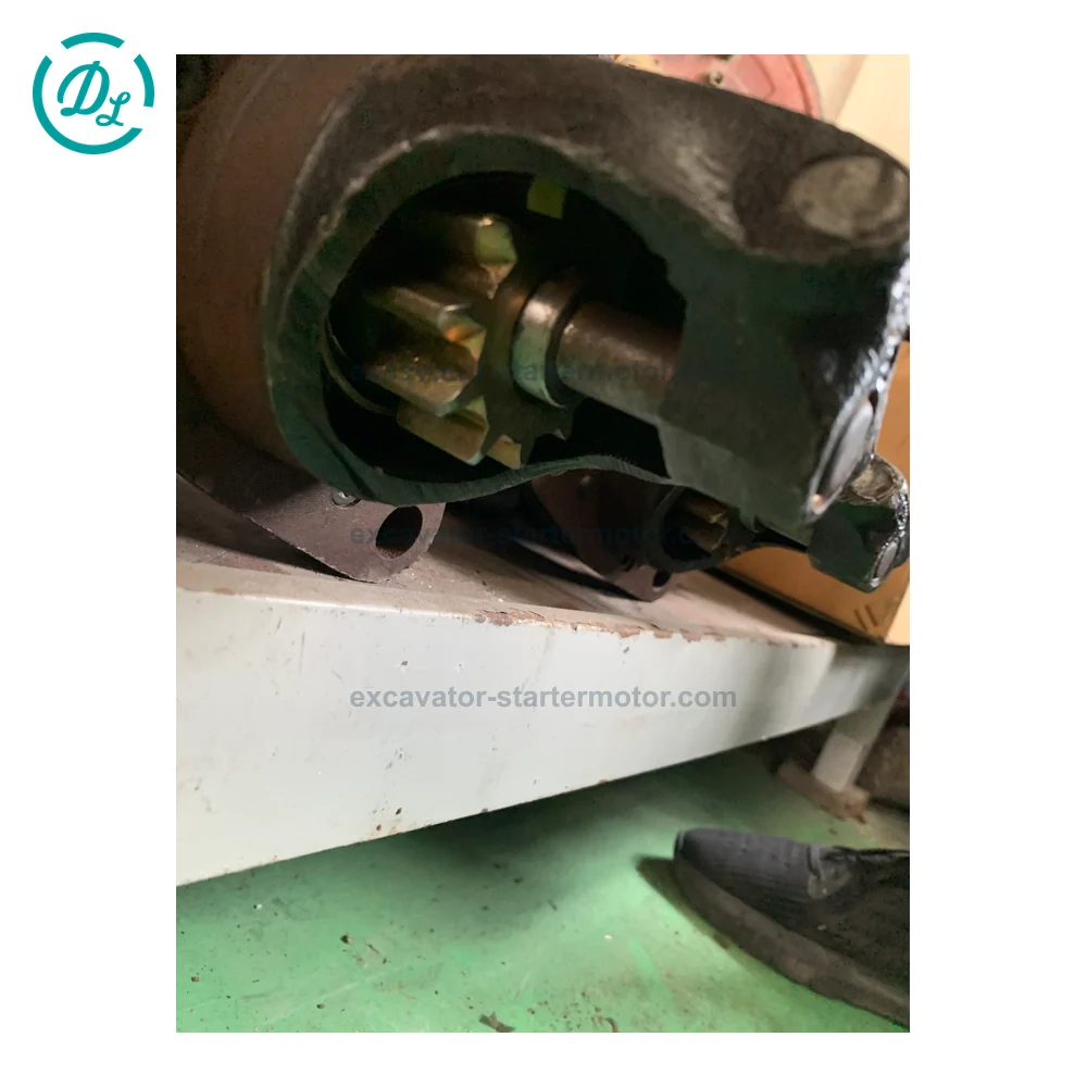 6V-0927 10479372 24V 11T 50MT Starter Motor for CAT C9 C13 C15 Engines, OEM/reference 6V-0927, 50MT Straight-Drive Starter Motor, product view 3