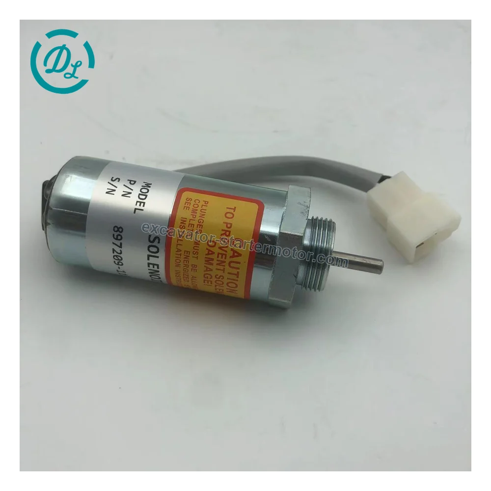 8-97209115-2 MV2-40 24V Engine Stop Solenoid for Isuzu 4LE2 4LE2X, OEM/reference 8-97209115-2, MV2-40 24V Engine Stop Solenoid, product view 2