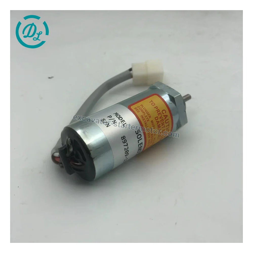 8-97209115-2 MV2-40 24V Engine Stop Solenoid for Isuzu 4LE2 4LE2X, OEM/reference 8-97209115-2, MV2-40 24V Engine Stop Solenoid, product view 4