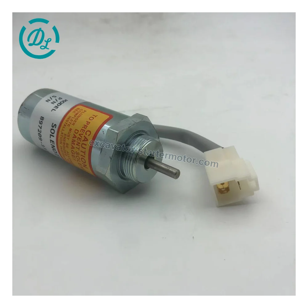 8-97209115-2 MV2-40 24V Engine Stop Solenoid for Isuzu 4LE2 4LE2X, OEM/reference 8-97209115-2, MV2-40 24V Engine Stop Solenoid, product view 5