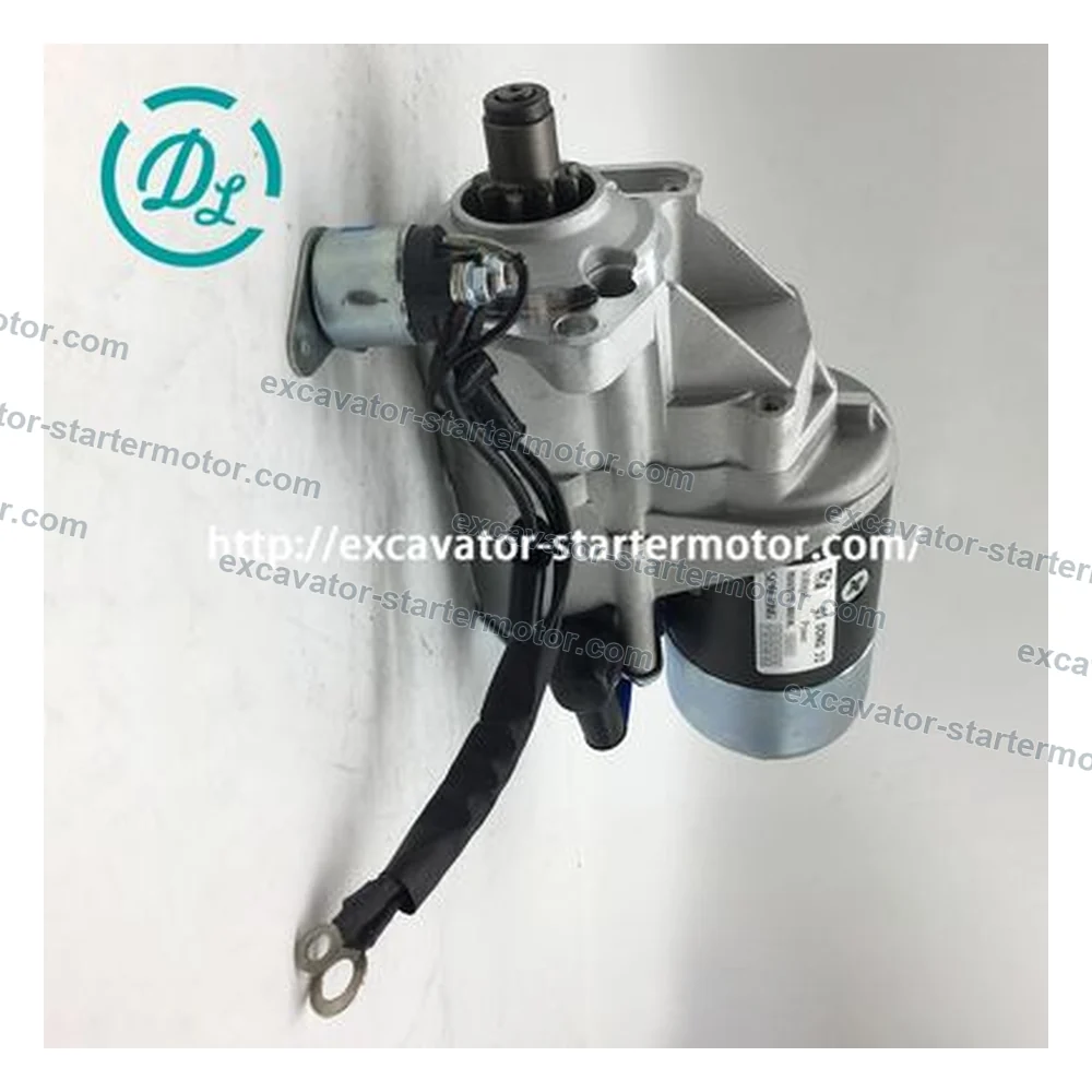 1G524-63010 428000-4860 12V 2.7kW 9T Starter for Kubota KX080 V3307, OEM/reference 1G524-63010, Starter Motor, product view 2