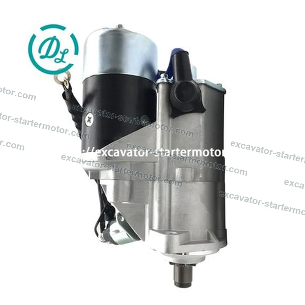 1G524-63010 428000-4860 12V 2.7kW 9T Starter for Kubota KX080 V3307, OEM/reference 1G524-63010, Starter Motor, product view 3