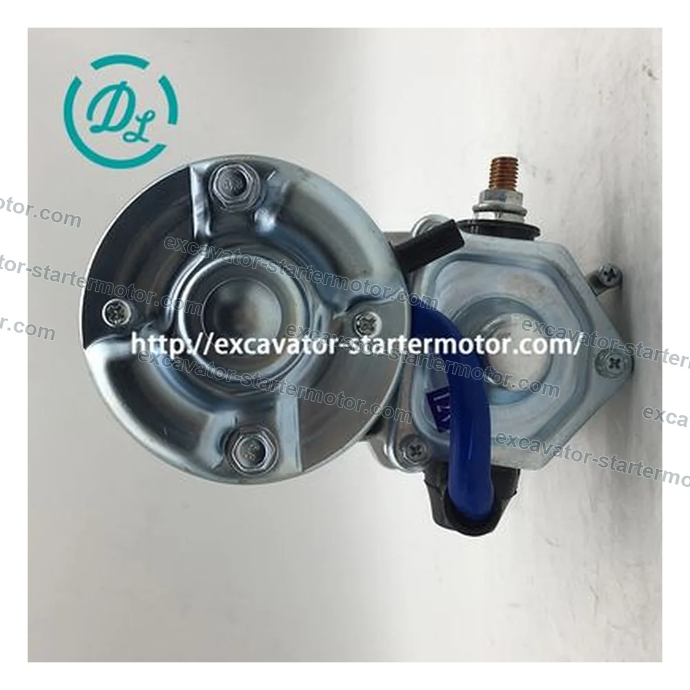 1G524-63010 428000-4860 12V 2.7kW 9T Starter for Kubota KX080 V3307, OEM/reference 1G524-63010, Starter Motor, product view 4