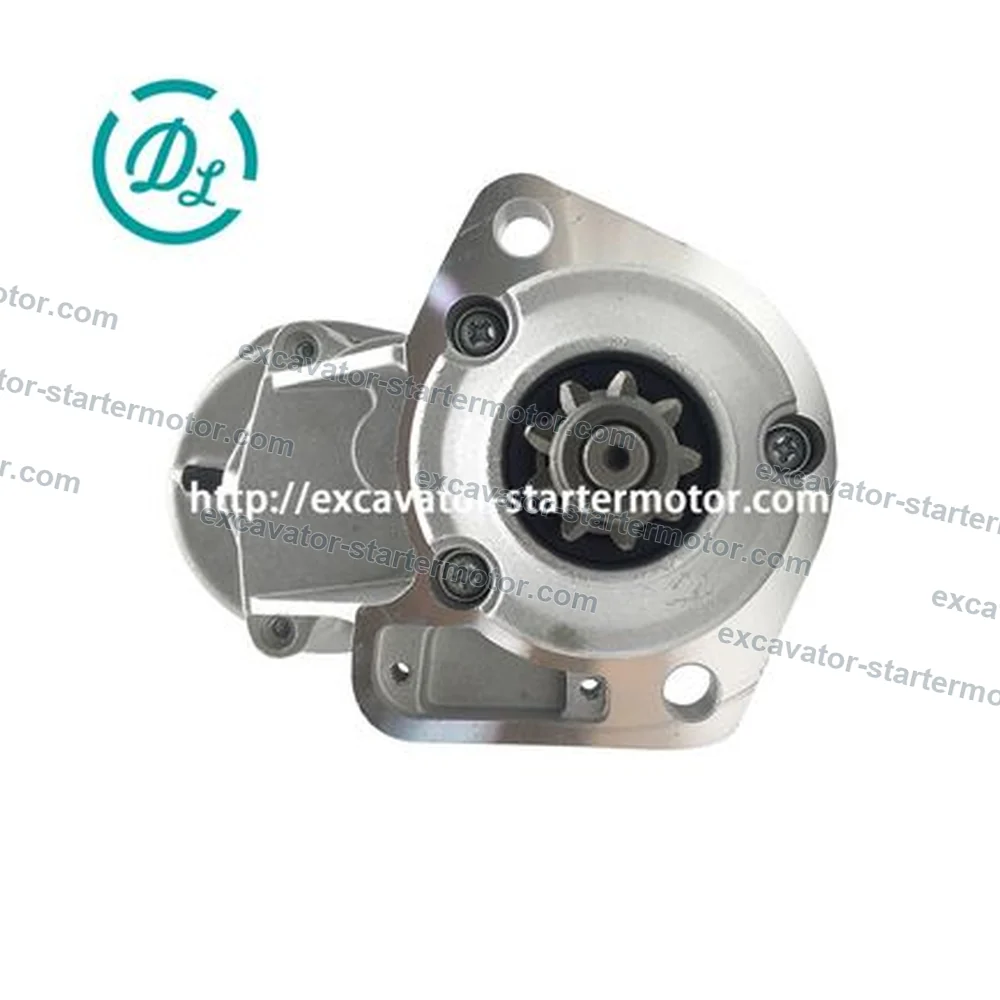 1G524-63010 428000-4860 12V 2.7kW 9T Starter for Kubota KX080 V3307, OEM/reference 1G524-63010, Starter Motor, product view 5