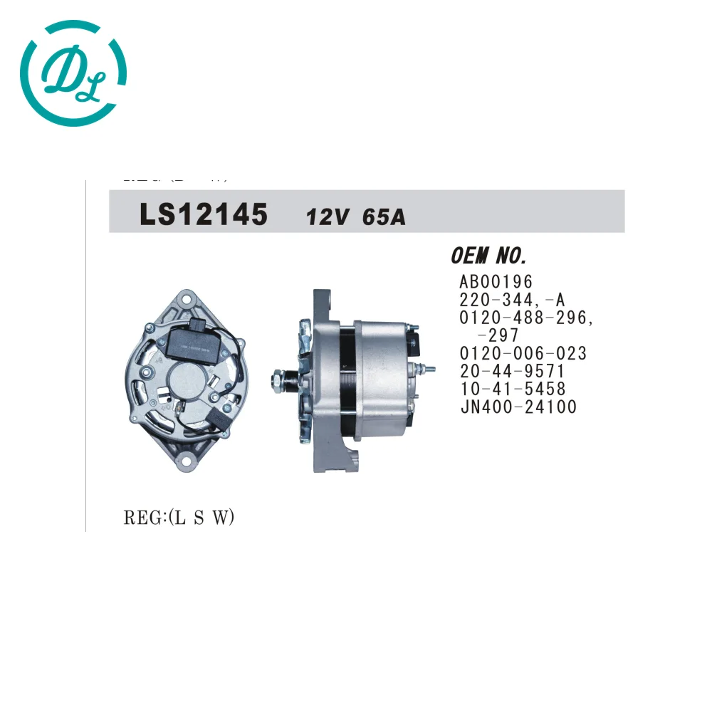 0120006023 12V Alternator for Excavator and Diesel Equipment, OEM/reference 0120006023, Alternator, product view 3